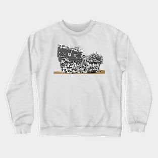 Utopia city fortress Crewneck Sweatshirt